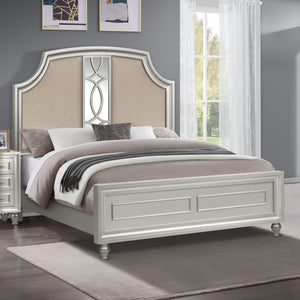 Reflections - 5/0 Queen Bed - Silver