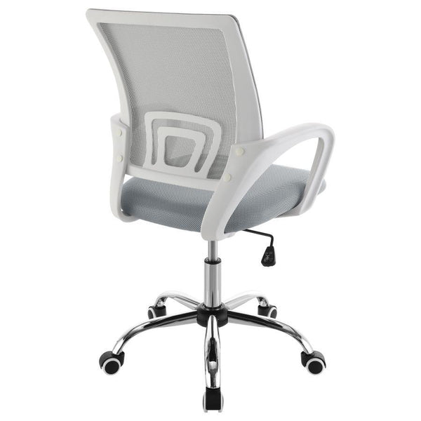 Felton - Upholstered Adjustable Home Office Desk Chair - Gray