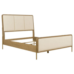 Arini - 4 Piece California King Bedroom Set - Cream And Sand Wash