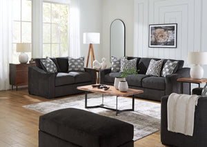 Your downtime should be super-cozyâ€”and super-chic. This seating package encourages stylish indulgence as you lounge. Plush, chunky upholstery adds a relaxed yet eclectic twist to the transitional look. With this exquisitely comfortable and fashion-forwa
