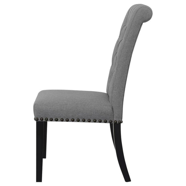 Alana - Fabric Upholstered Dining Side Chair (Set of 2) - Gray