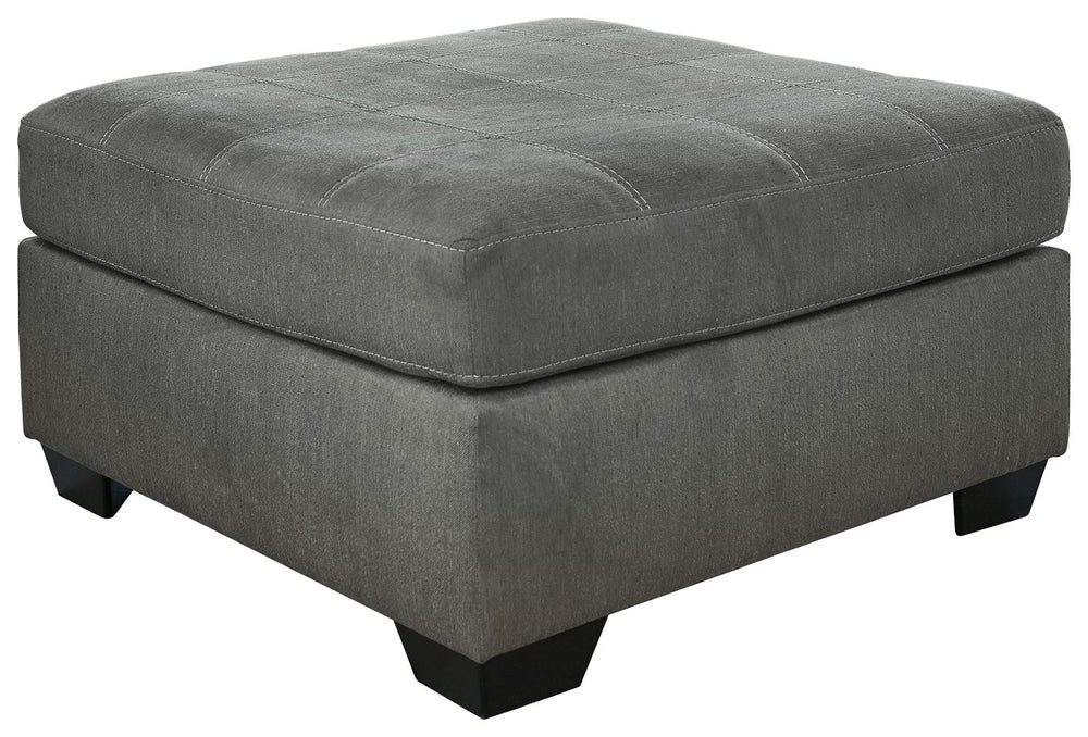 The perfect accent piece for your homey oasis. Posh and practical, this ottoman invites you to kick back and relax. Its ample cushioning and oversized scale make it the ultimate cozy spot to rest your feet at the end of a nonstop day.<br><br><b>Additional