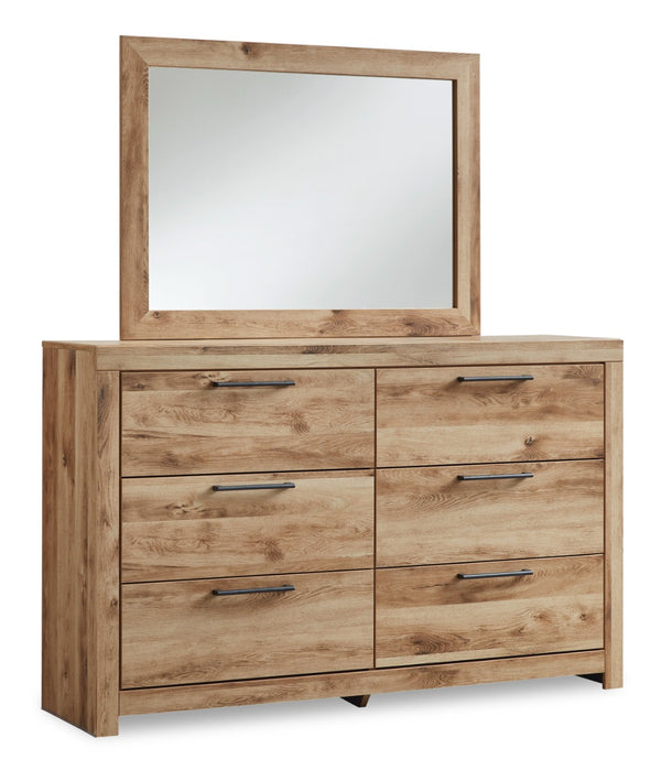 Hyanna 4pc Queen Panel Bedroom Set (Bed, Dresser, Mirror & Nightstand)