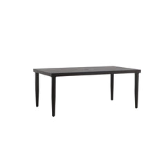 Create the perfect setting for outdoor dining with the MOANA Patio Dining Table, designed to bring durability and style to your patio. Constructed with a strong aluminum frame and a baked-on powder coat finish, this table is built to withstand the element