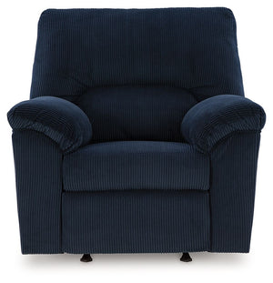 Simplejoy - Navy - Rocker Recliner
