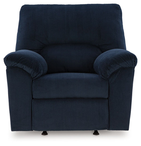 Simplejoy - Navy - Rocker Recliner