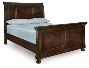 The quality craftsmanship is clear to see. The classic design elementsâ€”including bun feetâ€”are easy to love. Satisfying your taste for vintage inspiration, this queen sleigh bed is elegant without looking fussy. Mattress and foundation/box spring sold 
