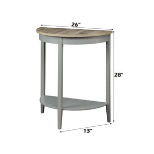 Justino - Accent Table - Gray Oak & Gray