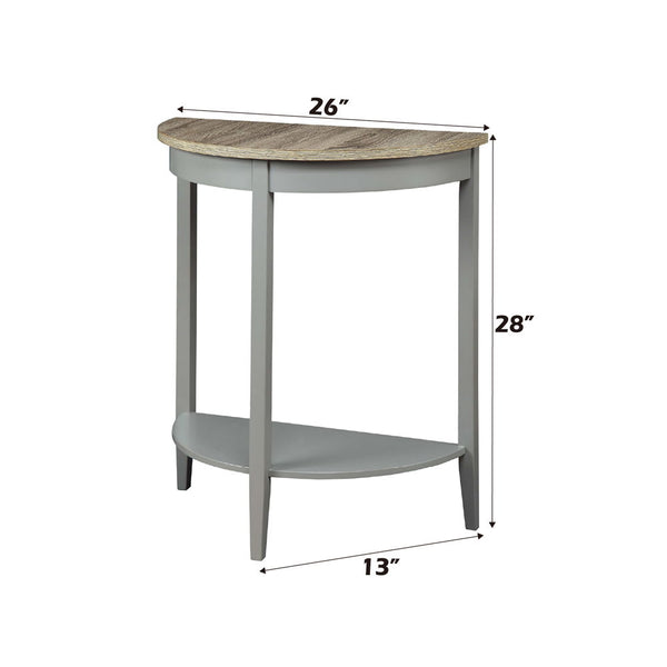 Justino - Accent Table - Gray Oak & Gray