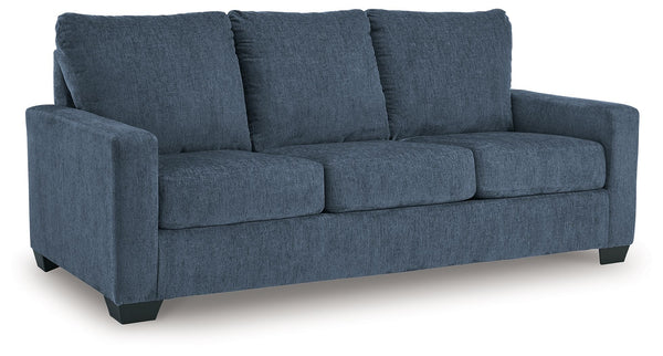Rannis - Navy - Queen Sofa Sleeper