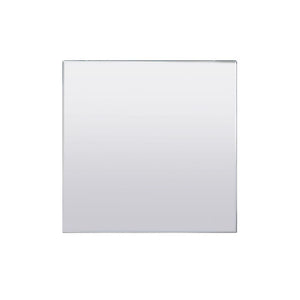  this brilliant square occasional table showcases a distinctive style for an intriguing look. The table features a fully mirrored beveled frame with tapered
