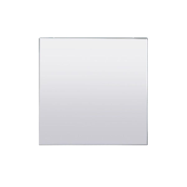  this brilliant square occasional table showcases a distinctive style for an intriguing look. The table features a fully mirrored beveled frame with tapered