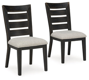 This dining chair brings a rustic vibe to urban contemporary design. Itâ€™s a modern approach to natural beauty, with an aged black finish defining the curved ladderback. The chair-'s color palette is stunningly simple, allowing it to coordinate seamlessl