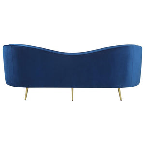 Sophia - Upholstered Channel Tufted Sofa - Blue