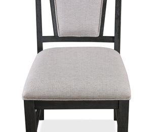 Stevens - 5 Piece Dining Room Set - Charcoal / Gray
