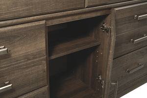 Juararo - Dark Brown - Six Drawer Dresser