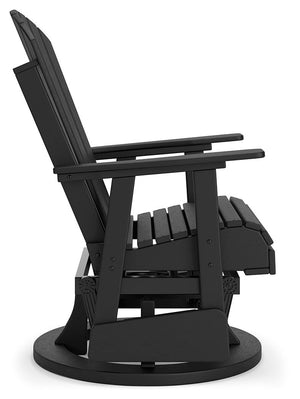 Hyland Wave - Black - Swivel Glider Chair