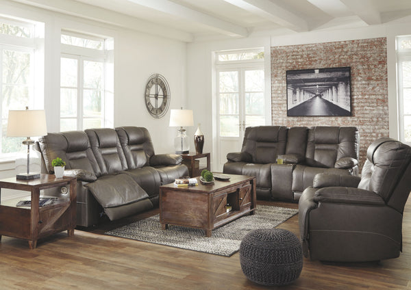 This set with Easy Viewâ„¢ power adjustable headrests delivers comfort at the touch of a button. Easily position the recliner, its headrest and lumbar support to your liking for maximum comfort. Plus, with the convenient USB charging ports, cell phones or