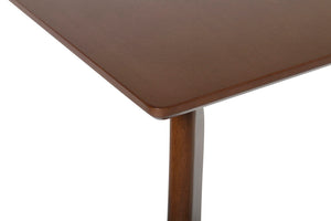  this table comfortably seats 4 people and works perfectly as a kitchen table