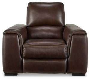 Alessandro - Walnut - PWR Recliner/Adj Headrest