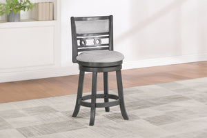Gia - Swivel Counter Stool - Gray