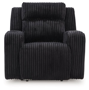 Forest Lake - Black - Power Recliner With Adj Headrest