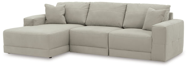 Next-Gen Gaucho - Gray - Left Arm Facing Corner Chaise 3 Pc Sectional
