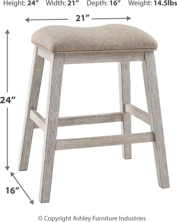  4 Upholstered Stools