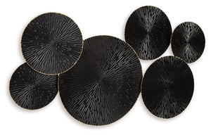  its geometric design in a black and goldtone finish is sure to make a statement.<br/><br/><b>Product Feature
