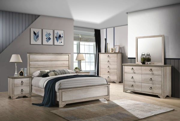  inviting ambiance. The collection includes a stately bed