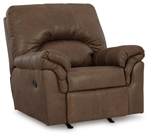 If you love the cool look of leather but long for the warm feel of fabric, youâ€™ll find this rocker recliner fits the bill beautifully. Rest assured, the textural, multi-tonal upholstery is rich with character and interestâ€”while plush, pillowy cushions