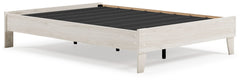 Bringing big style to small living areas, this full platform bed is a smart, space-saving choice for those with an eye for contemporary design. Its clean-lined profile with understated refinements creates such a simple silhouette that works in so many set