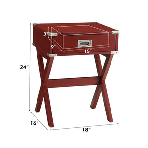 Babs - End Table - Red