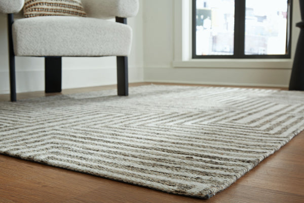 Jossen - Ivory / Gray - Medium Rug