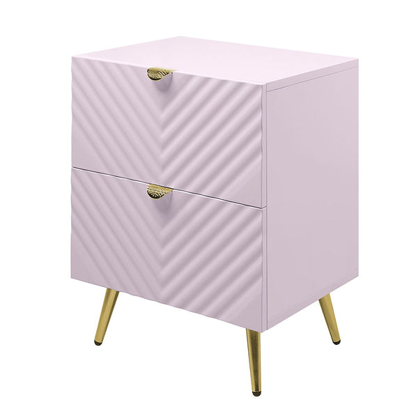 Gaines - Nightstand - Pink High