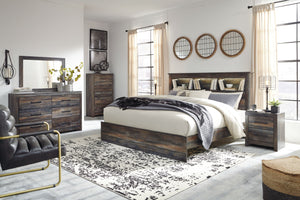  rustic and industrial styles can make one happy marriage. Case in point: this king bookcase bed. A refined take on barn board beauty