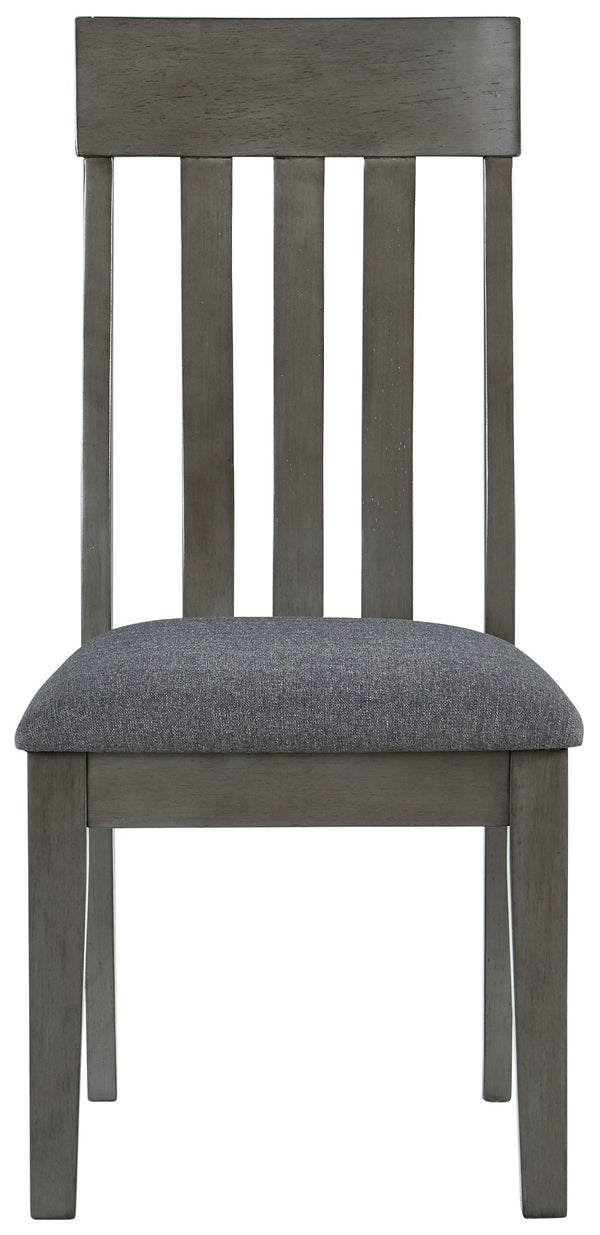 Hallanden - Black / Gray - 7 Pc. - Extension Table