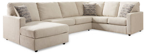  meet superior form. This sectional with chaise is strikingly streamlined with its track arms. Cozy cushions invite superior relaxation