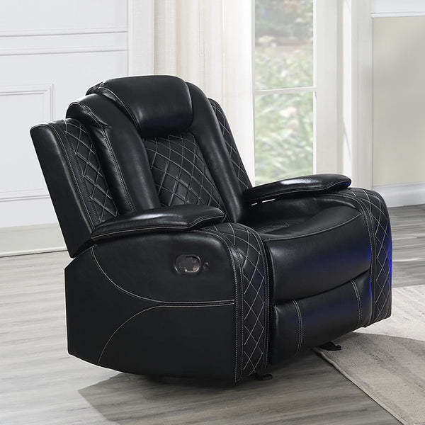 Orion II - Glider Recliner - Black