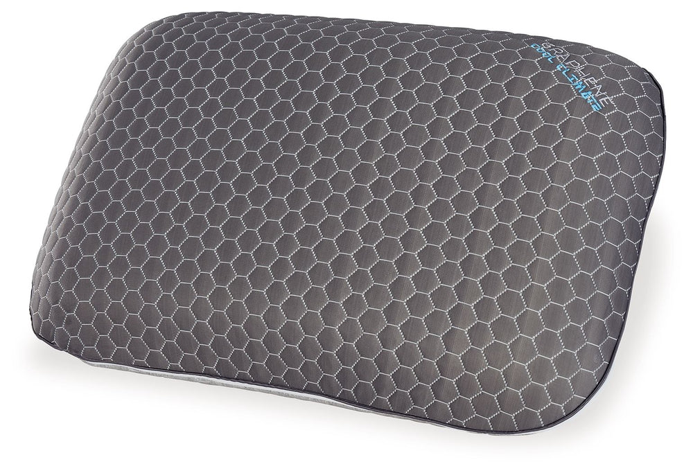 This pillow offers twice the comfort for a restful night-'s sleep. Its dual-sided cover offers a cooling fabric on one side and a moisture-wicking material on the other. The pillow-'s graphene-infused memory foam provides unmatched cooling.<br/><br/><b>Pr