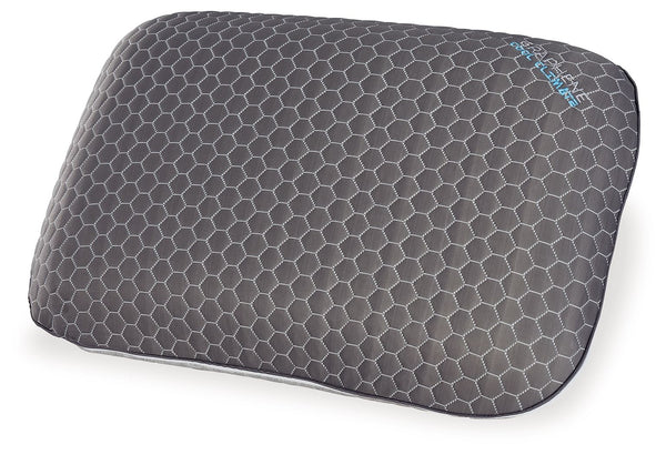 This pillow offers twice the comfort for a restful night-'s sleep. Its dual-sided cover offers a cooling fabric on one side and a moisture-wicking material on the other. The pillow-'s graphene-infused memory foam provides unmatched cooling.<br/><br/><b>Pr