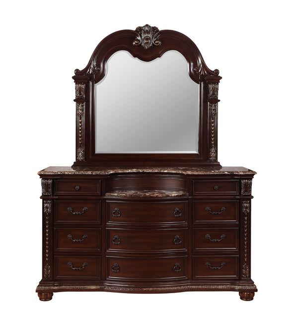  deep wood tones that evoke the grandeur of an aristocratic estate. 