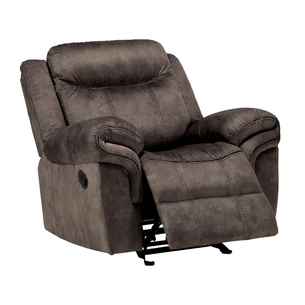 KD Back, GLIDER & Motion Reclining Function â€¢ Tight Back & Seat Cushion (1+1) â€¢ Features: Horizontal Tufted â€¢ CONSTRUCTION â€¢â€¢ SEAT: Pocket Coil, Inside Frame: Wood, Foam â€¢ BACKREST: Tight Cushion â€¢ ARMREST: Pillow Top â€¢ Metal Base with Rec