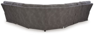 Next-Gen Durapella - Slate - 6-Piece Power Reclining Sectional