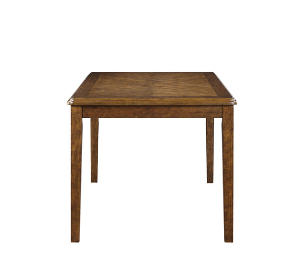 Gia - 5 Piece Dining Set (Table & 4 Chairs) - Brown - Wood