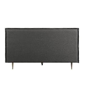 Metis - Queen Bed - Gray Top Grain Leather