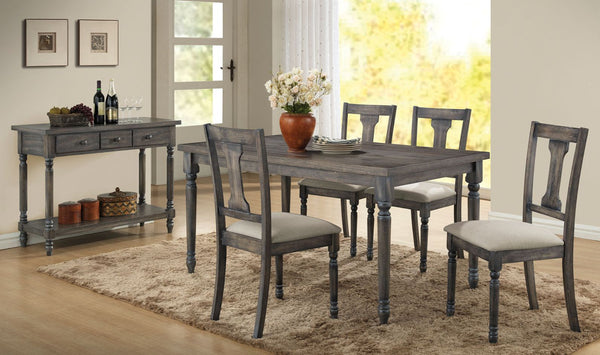 KD, Rectangular Leg Table NO Storage Fixed Top (NO Extension Included) Feature: Wooden Top & Apron, Wooden Turned Leg CONSTRUCTION Wooden Top & Apron: Wood Veneer (Oak), PB, Top Thickness: 1.4 Inches (36mm Build up, 18+18 Straight Profile), Plain Apron: 6