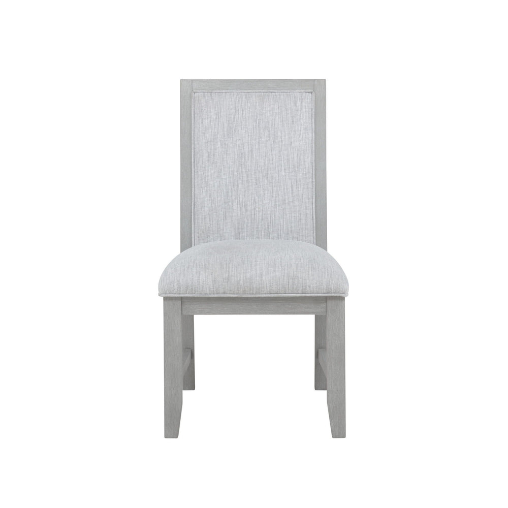 The Fiona Dining Side Chair, offered it a set of 2, is thoughtfully crafted for lasting quality, combining the strength of solid Rubberwood with the precision of premium engineered woods and the eco-friendly appeal of oak-embossed laminate. The chair-'s e