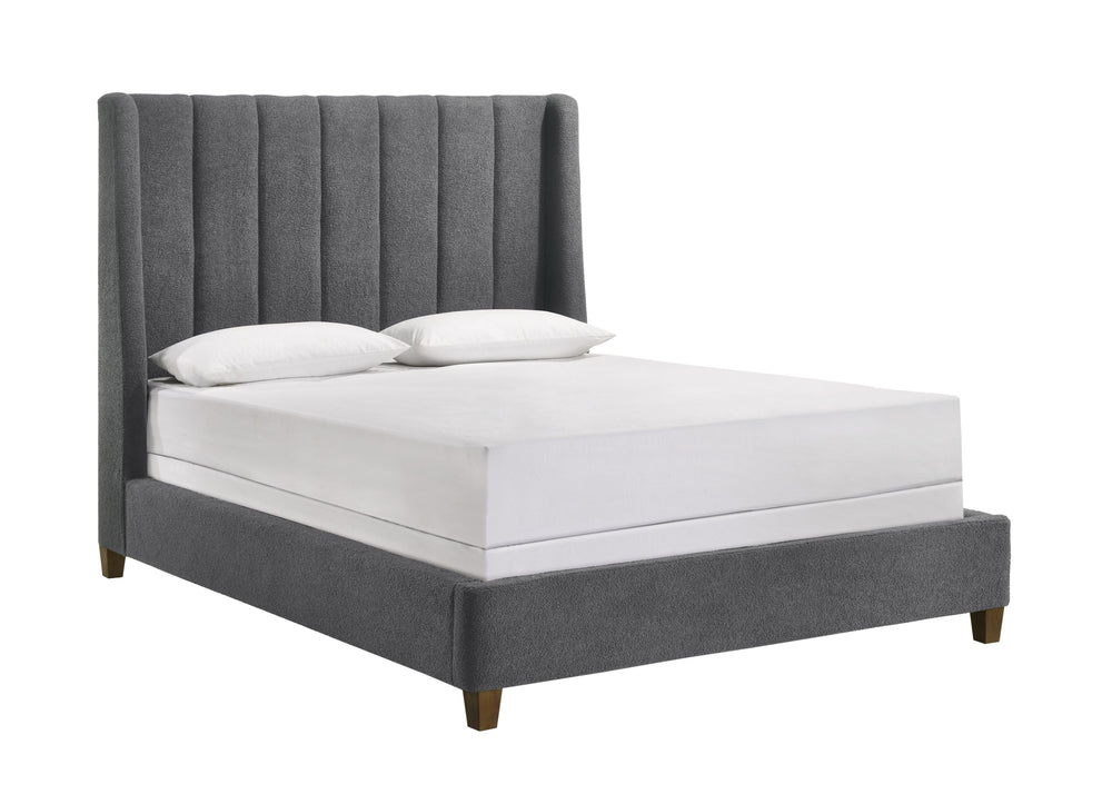 Agnes - King Bed - Charcoal