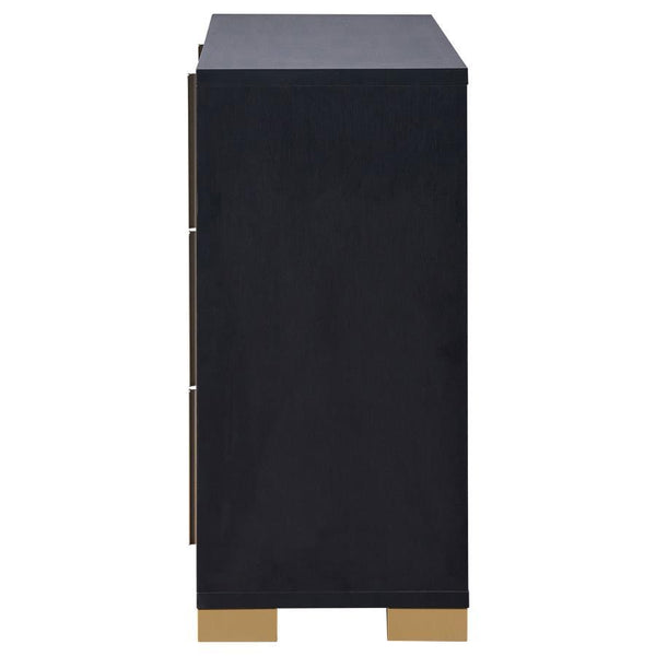 Marceline - 6-Drawer Dresser - Black